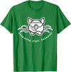 Bahamas Swimming Pigs Bahamas Swimming Pig with Mask and Snorkel T-Shirt - Kelly Green