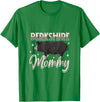 Creative Berkshire Pig designs Berkshire Pig Mommy T-Shirt - Kelly Green