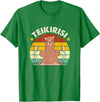 Teikirisi Take It Easy Funny Spanish Llama Latina Yoga T-Shirt - Kelly Green