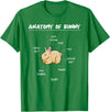 Anatomy of Bunny Rabbit T-Shirt in Kelly Green