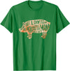 Zone - 365 Pig Pork Diagram Cuts Pig Cuts Butchers And Bacon Parts Pig Day Lovers T-Shirt - Kelly Green