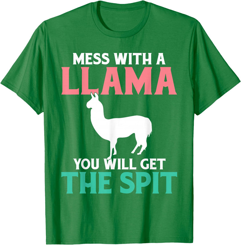 LLama Gifts & Accessories With a llama you get the spit alpaca llama T-Shirt - Kelly Green