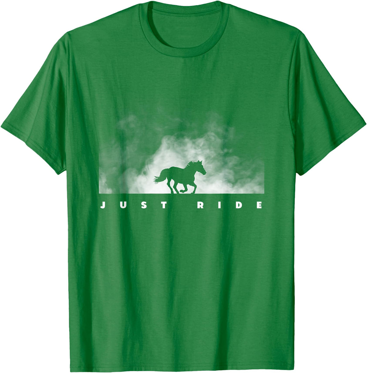 American Outdoor Apparel Horse Riding Apparel - Horse T-Shirt - Kelly Green