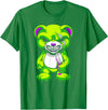Wowsome! Pastel Goth Teddy Bear Shirt Halloween Bear Horror T-Shirt - Kelly Green
