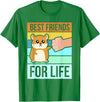 Funny Cute Hamster Gifts Face T-Shirt Best Friends T-Shirt - Kelly Green
