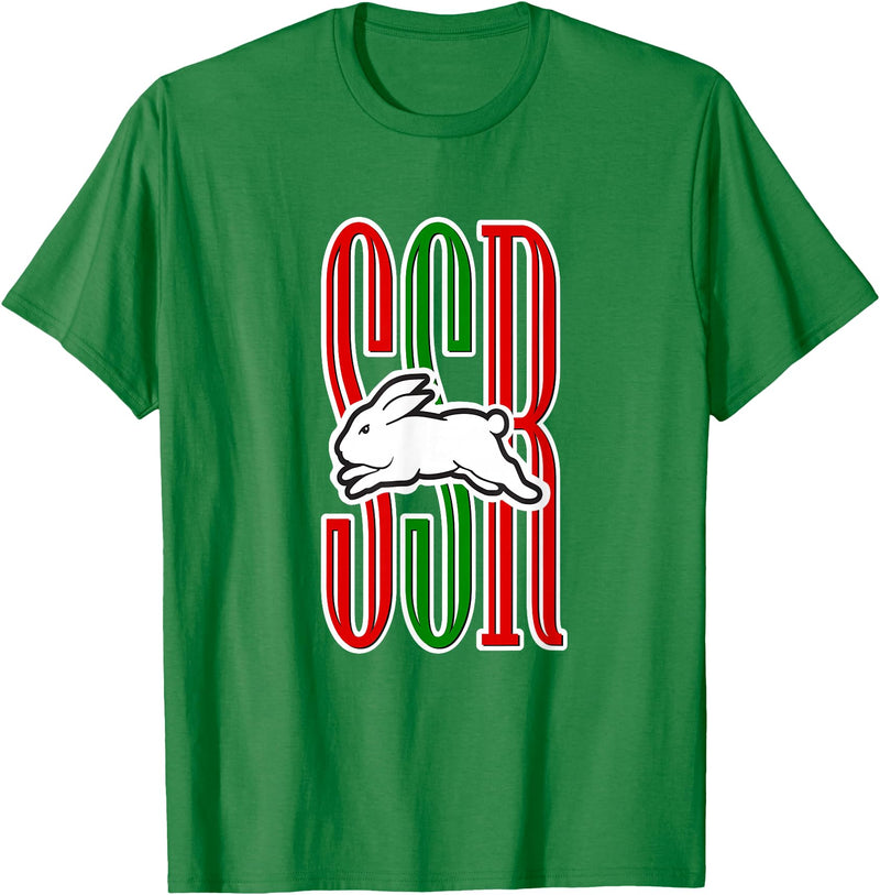 Cute Rabbits Lover Bunny Graphic T-Shirt in Kelly Green