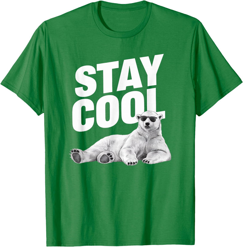 Tennessee Merchant Stay Cool Polar Bear T-Shirt - Kelly Green