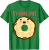 Green Cow Land It's Donut Time! Doughnut Funny T-Shirt - Kelly Green