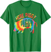 Here Piggy Piggy Design Here Piggy Piggy Funny Pig T-Shirt - Kelly Green