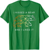 Schwule Bären & Bear Pride I Kissed a Bear an I liked it Gay Bear CSD T-Shirt - Kelly Green