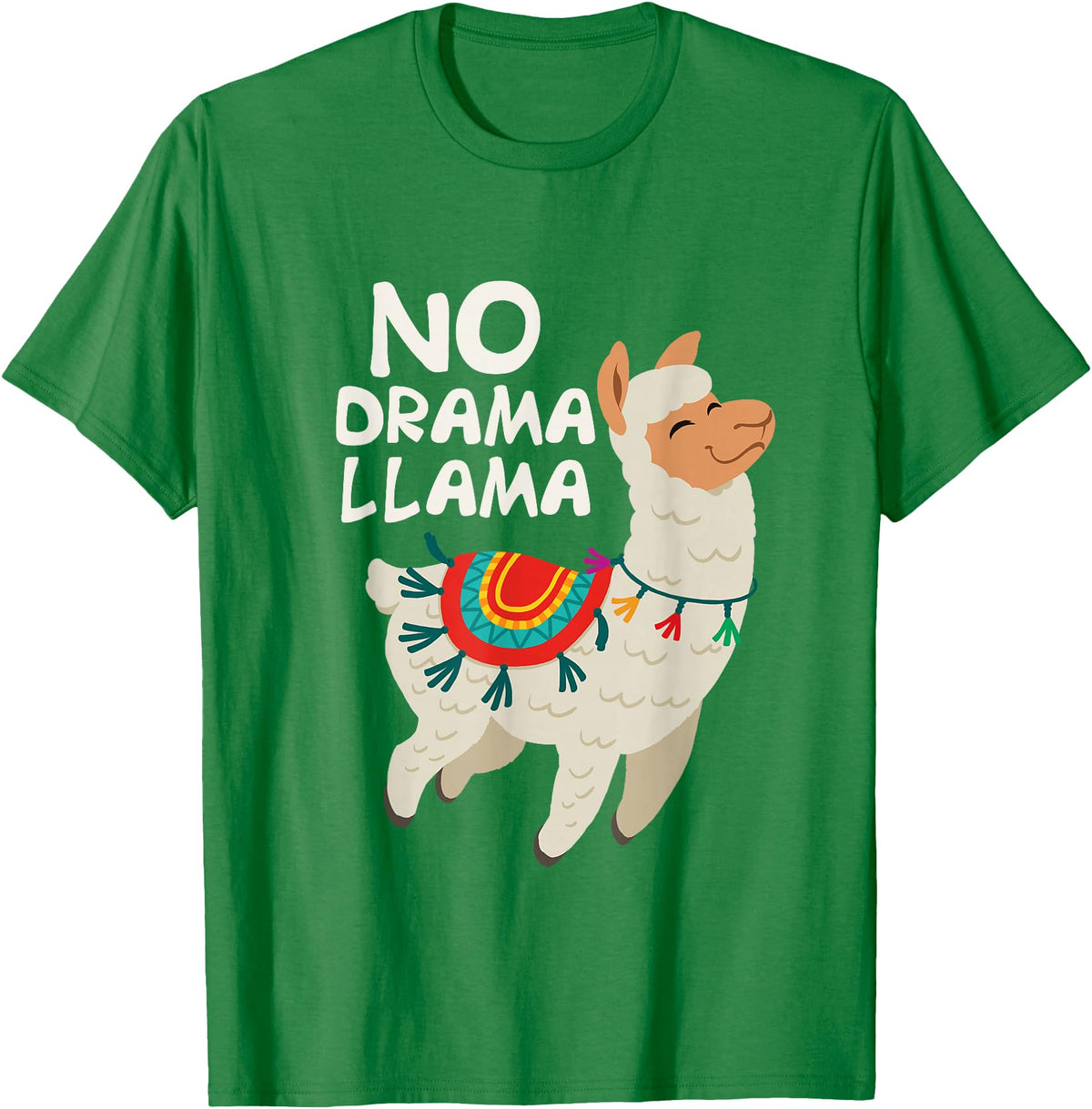 Give Me My No Drama Llama Co No Drama Llama Funny Lama T-Shirt - Kelly Green