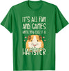 Guinea Pig Quote T-Shirt for Women - Black, Small - Cute Guinea Pig Lover Quote - Unisex, Short Sleeve, Crew Neck, Classic Fit, Imported - Kelly Green