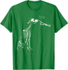 Halloween Boop Dog Skeleton Hand Dog Lover Spooky Season T-Shirt - Kelly Green