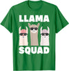 Funny Llama Gift Llama Lover Accessories & Stuff Funny Llama Design For Men Women Llama Alpaca Farm Animal T-Shirt - Kelly Green