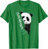 Giant Panda Fan Art SkizzenMonster PanDAD Funny Panda Bear Bad Dad Joke T-Shirt - Kelly Green