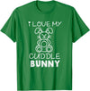 Rabbit Cuddle Bunny T-Shirt in Kelly Green