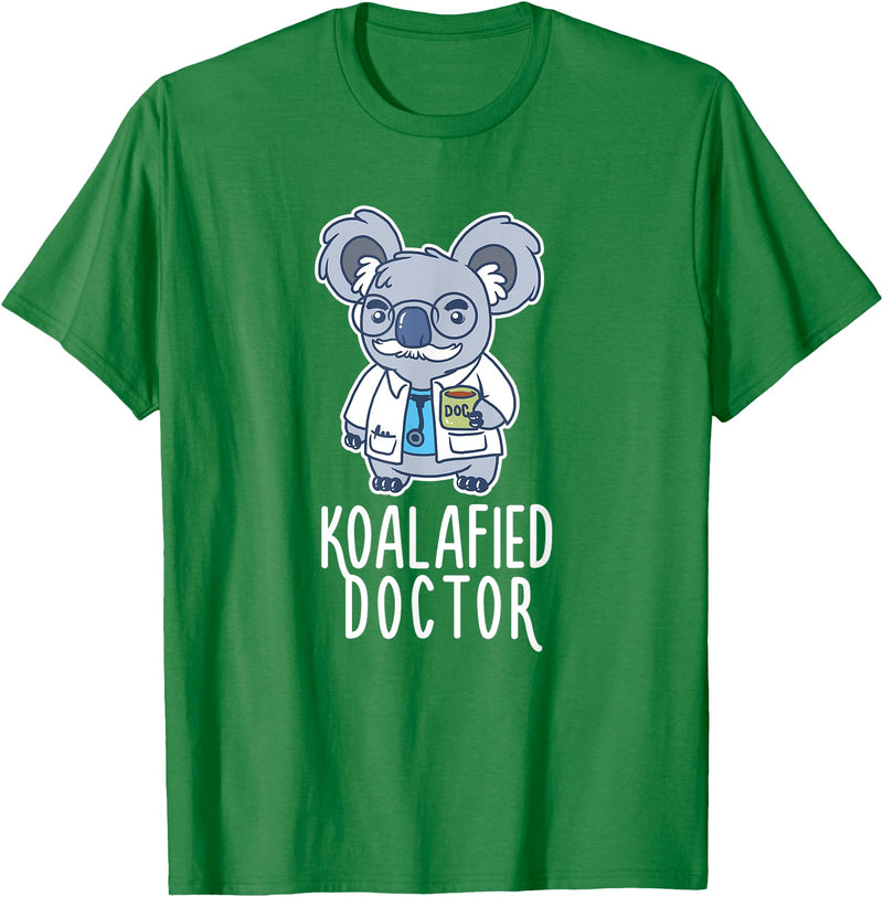 Koalafied Doctor Apparel Koalafied Doctor Koala Bear Animal Lover Nurse T-Shirt - Kelly Green