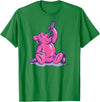Drunk Gummy Bear - Funny Drinking Illustration Humor Alcohol T-Shirt - Kelly Green