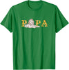 Disney The Lion King Papa Father's Day Mufasa & Simba Sketch T-Shirt - Kelly Green