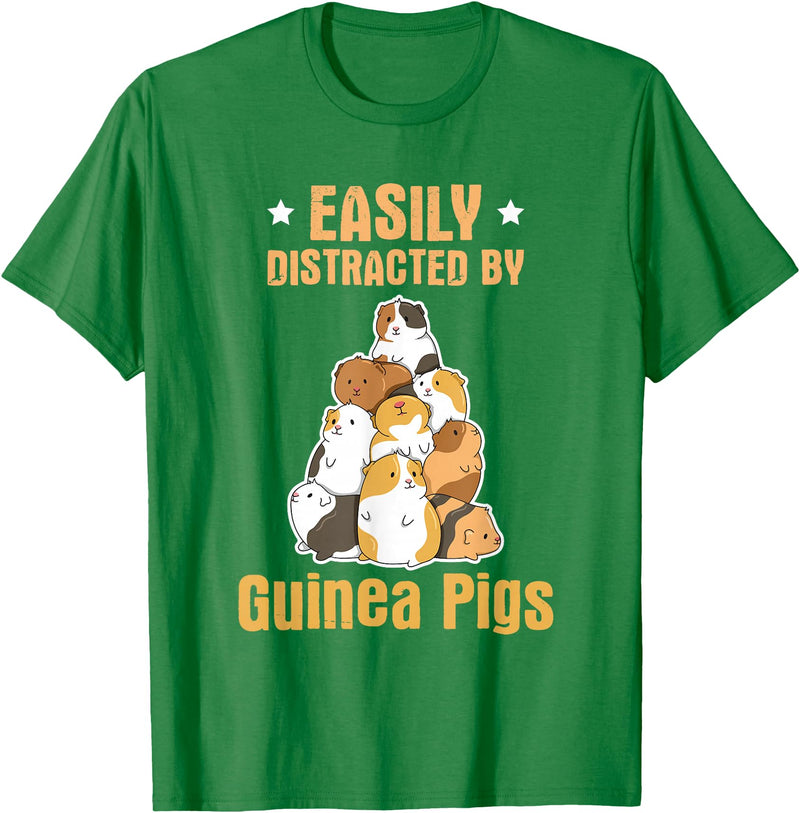 Fluff Lover Quote Guinea Pig Quote for a Guinea Lover T-Shirt - Kelly Green