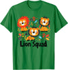 Lion Design for Lion Lovers Lion Squad Design for Lion Lover Stuff | Cool Lion T-Shirt - Kelly Green