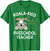 Preschool Teacher Gifts and Apparel Cute Koala Preschool Teacher T-Shirt Funny Pun Gift T-Shirt - Kelly Green