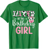 Cow Birthday Shirt For Family Men Women Cow Lover Sister Of The Birthday Girl Farm Cow 1 St Birthday Girl T-Shirt - Kelly