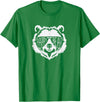 pappy Bear Family Apparel Pappy Bear Face with Sunglasses T-Shirt - Kelly Green