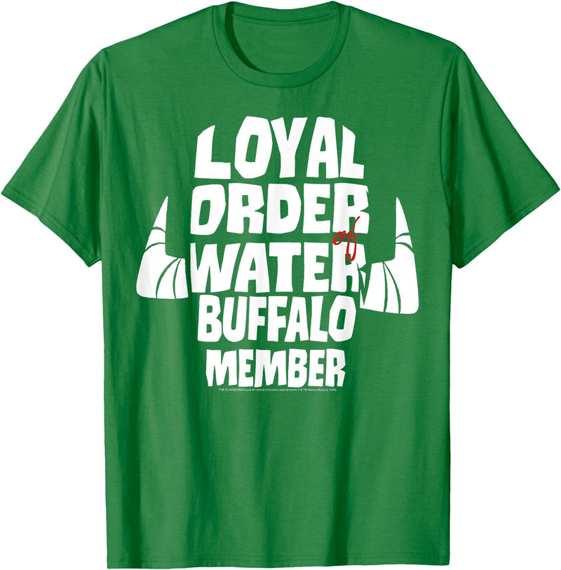 The Flintstones Loyal Order Of Water Buffalo Member T-Shirt - Kelly Green