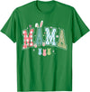 Mama Easter Day Funny Easter Mom Rabbit T-Shirt in Kelly Green