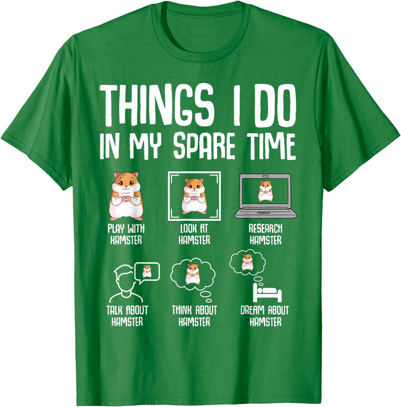 Hamster Women Kids Girls T-Shirt - Kelly Green