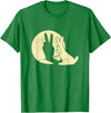 Rabbit Shadow Peace Sign T-Shirt in Kelly Green