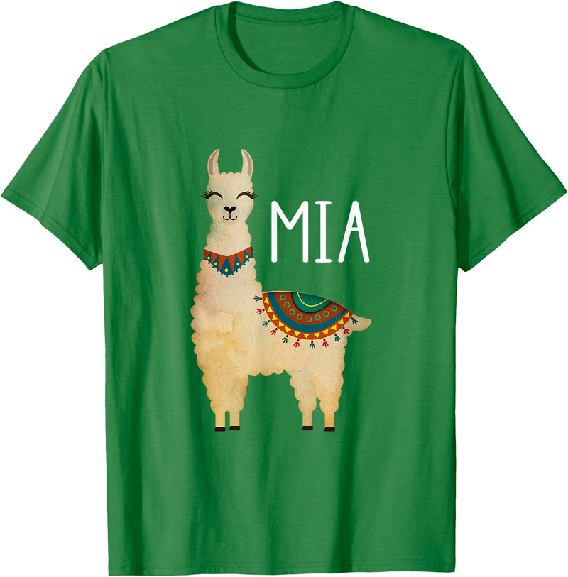 Llama Lover Ideas For Spanish Hispanic Mom Llama Mia Spanish Mom Mamá Mother’s Day Funny T-Shirt - Kelly Green