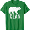 Bear Clan Founding Fathers Clothing Apparel Bear Clan Native American Pride Founding Fathers Tribe T-Shirt - Kelly Green