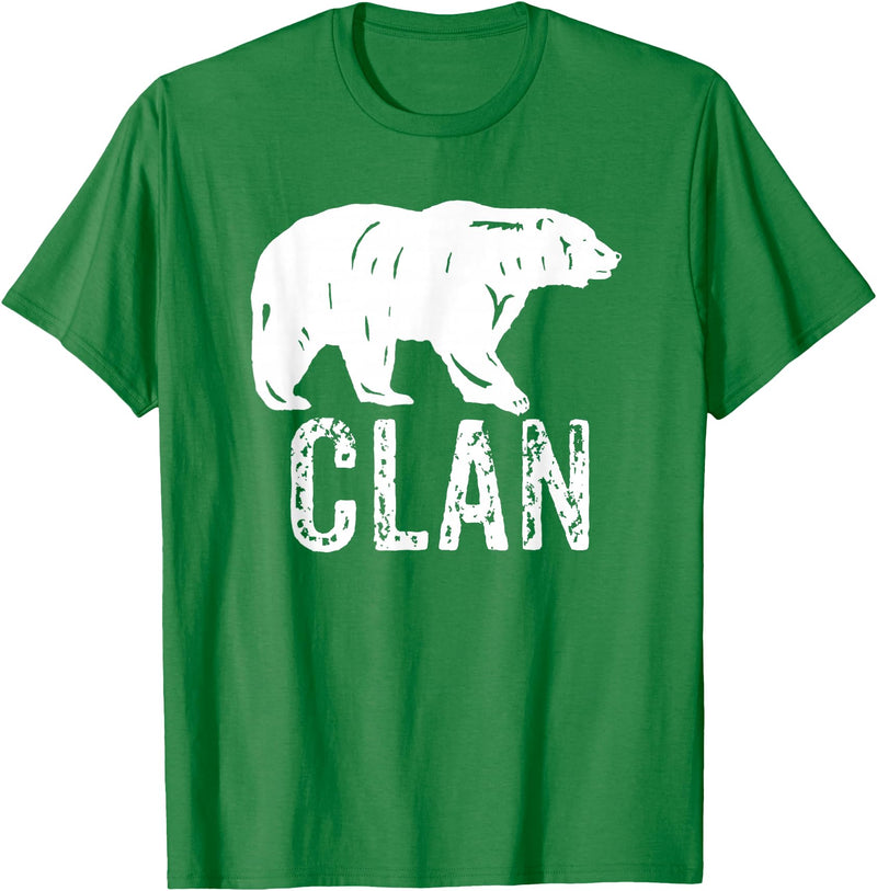 Bear Clan Founding Fathers Clothing Apparel Bear Clan Native American Pride Founding Fathers Tribe T-Shirt - Kelly Green