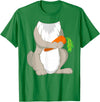 Rabbit Costume for Halloween Bunny Animal Cosplay T-Shirt in Kelly Green