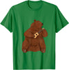 Ukulele Gifts & Accessories Grizzly Brown Bear Ukulele Guitar - Guitarist Uke T-Shirt - Kelly Green