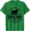 Farm Highland Cow Men Cattle Clothing Agriculture Scottish Highland Cow for Cattle Farmers T-Shirt - Kelly Green