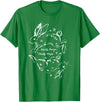 Half Rage Half Hope Rage Resistance Rabbit Resist Sarcastic T-Shirt in Kelly Green