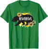 Classy Mom Quotes Co. Mama Bear Sunflower Cute Watercolor Best Mom Ever Theme T-Shirt - Kelly Green