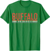USAClassicTeez Buffalo New York Retro Vintage Gift T-Shirt - Kelly Green