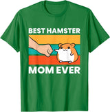 Hamster Owner Mama Best Hamster Dad Ever T-Shirt - Kelly Green