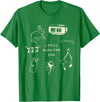I Still Wish for You Lucky Rabbit 1111 Stars Clover Signs T-Shirt in Kelly Green