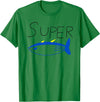 Super Tuna Tees Super Tuna funny tee T-Shirt - Kelly Green