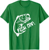 Fish on fish guard T-Shirt - Kelly Green