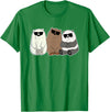 Global Warming Awareness Arctic Winter Ice Ice Bear With Sunglasses Polar Bear Plunge T-Shirt - Kelly Green