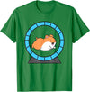 Hamster in a Hamster Wheel Pet Hamster T-Shirt - Kelly Green