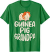 Gift Guinea Pig Owner & Accessories Guinea Pig Grandpa T-Shirt - Kelly Green
