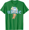 Beary 1st Birthday Boy Teddy Bear Matching Apparel Uncle Teddy Bear 1st Birthday Boy Family Matching T-Shirt - Kelly Green