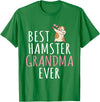 Best Hamster Grandma ever Cute Hamster Lover T-Shirt - Kelly Green